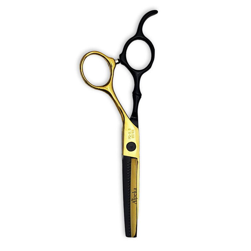 Black and Gold Salon Thinning Scissors