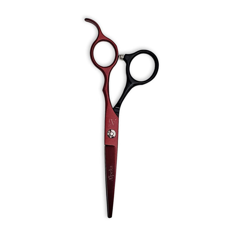 Red and Black Barber Scissors