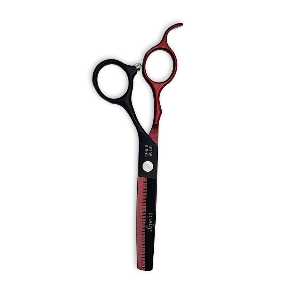 Red and Black Thinning Scissors