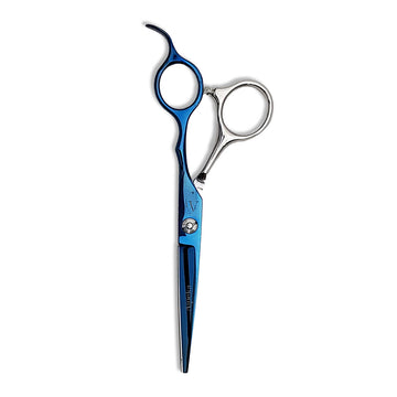 Blue and Silver Hair Scissors